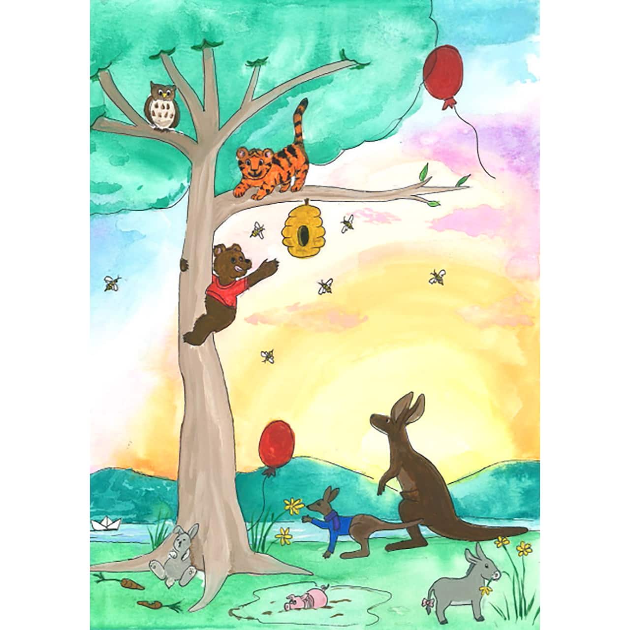 Sparkly Selections Wildlife Diamond Painting Kit, Round Diamonds